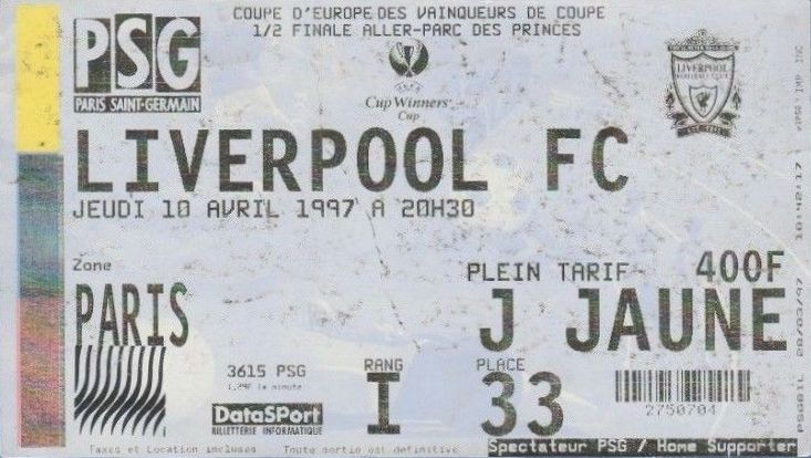 PLACES PSG LIVERPOOL EUR 380,00 - FR