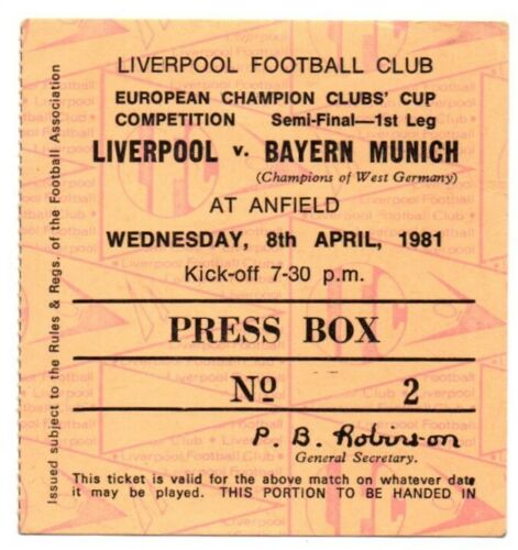 Liverpool in Europe - 1980/81 European Cup